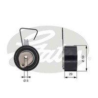 Gates Spannrolle Zahnriemen FüR MG MGF 1.8I 16V 1.6 Land Rover Freelander 1.8