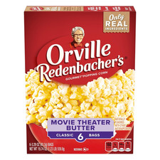 Orville Redenbacher  S Microwave Popcorn, Movie Theater Butter Flavor, 3G Fiber p