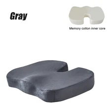 Travel Seat Cushion Memory Foam U-Shaped Pillow for Chair Cushion Pad Car Office