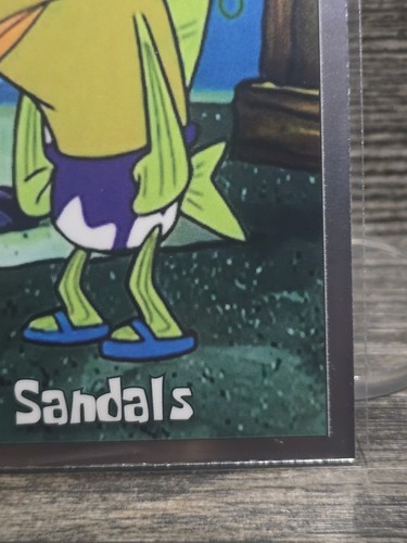 2025 Topps Chrome SpongeBob SquarePants #152 Sandals  - Picture 6 of 6