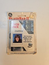GE Bar II Twin Pack 2 Arrays 20 Flash Polaroid SX-70 Camera B1