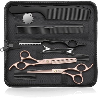 Hochwertiges Haarscheren-Set - Japanischer 440C Stahl, langlebig und scharf