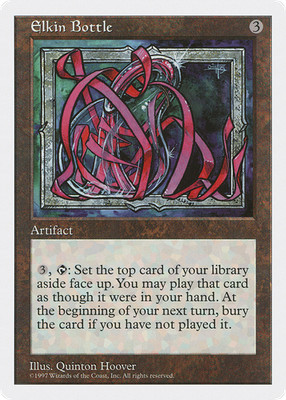 Elkin Bottle (MP) Fifth Edition 5ED Magic MTG
