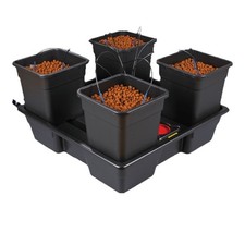 Wilma 4 Pot Complete Dripper System Grow Kit Hydroponics 75l Xl Grow System