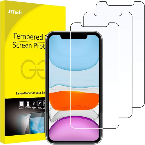 JETech Schutzfolie FüR Iphone 11/XR 6,1 Zoll, 3 StüCk Panzer Glas Displayschutz-image