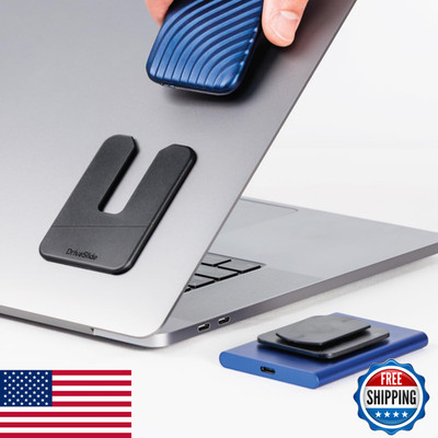 Driveslide - Aesthetic Portable Computer Mounted External Hard Drive And Hub