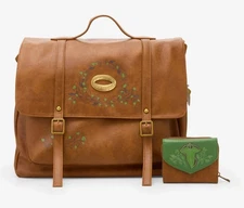 The Lord Of The Rings One Ring Leaves Messenger Bag bonus  wallet
