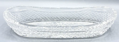 Vintage Waterford Crystal  "9 1/2" OVAL CELERY DISH" In Original Box