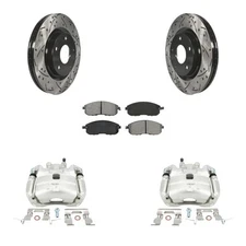 Front Brake Rotors Pads Calipers Kit for Nissan Juke Sentra 2011-2019 oeF0