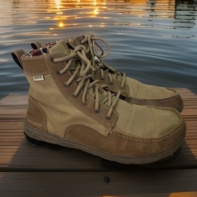 Lems Boulder Boots Men 10.5 EU 44 Brown Minimalist Zero Drop Barefoot Hiking