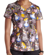 Womens Tooniforms V-Neck Top size S/Alice In ...