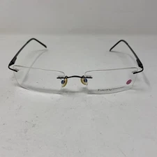 TUSCANY MOUNT EYEWEAR SLC 04 56-19-145 BLACK FLEX HINGE RIMLESS Z399