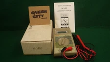 Vintage MRI M-1400 Digital Multimeter w/Leads And Box Works