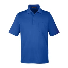 Harriton Mens Advantage Snag Protection Plus IL Short Sleeves Pocket Polo Medium
