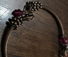 Popolare bracciale rotondo con perline in argento con zircone quadrato con occhi