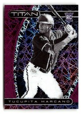 2021 Panini Chronicles #19 Tucupita Marcano Titan Purple Velocity