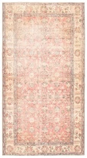 Vintage Oriental Hand-Knotted Carpet 3'11" x 6'10" Traditional Wool Area Rug