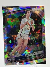 2025 Panini Prizm WNBA Sonia Citron #122 Cracked Ice Rookie RC MYSTICS