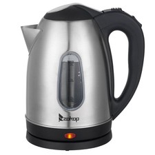 1.5L Stainless Steel Electric Kettle with Water Window