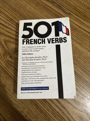 Barron's Educational Ser.: 501 French Verbs by Christopher Kendris