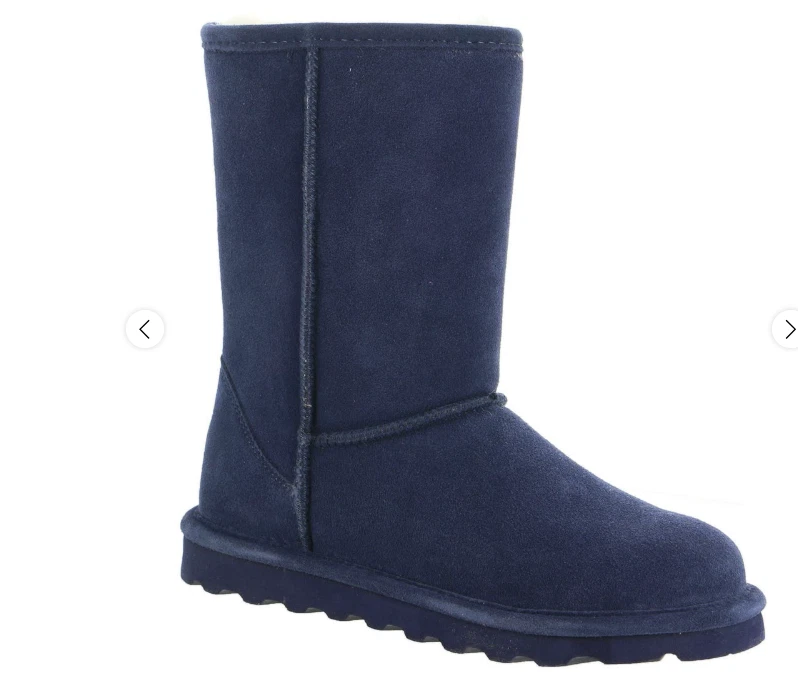 NUEVO EN CAJA BEARPAW Elle corto pantorrilla ancha (mujer)- azul talla 9 Foto 2 de 4