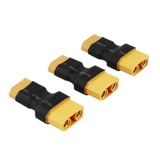 3 PCS Male XT60 To Female XT90 Connector Adapter XT90 XT60 RC Battery Part