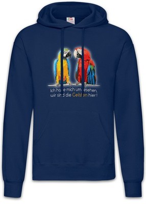 Die Geilsten Herren Hoodie Fun Papagei Vogel Zoo Verein Papagei Vogelzüchter