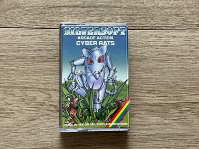 CYBER RATS (SILVERSOFT) - ZX Spectrum Kassette. Getestet/funktionstüchtig.