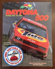 1990 Daytona 500 Program with Patch on Front Cover