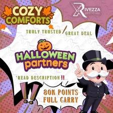 Halloween Partners Event Full Carry Service 80K Points 12-48 Hours Max