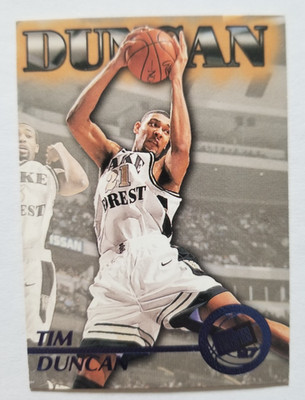 1997 Press Pass Blue Torquers #45 Tim Duncan CL RC Rookie Card