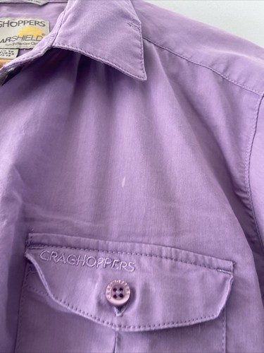 Craghoppers Solarshield Shirt Womens 18 Long Sleeve Purple - Picture 7 of 20