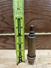 RARE Single Chime Brass Steam Whistle Railroad Train, engine 5 Long