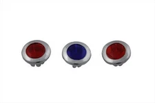 V-Twin 39-0114 Three Light Dash Panel Lens Set