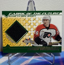 2002-03 Bowman YoungStars DENNIS SEIDENBERG #FFJ-DS FABRIC OF THE FUTURE JERSEY