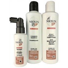 Nioxin System 3 Trial Kit Shampoo 5.07 Oz,Conditioner 5.07 Oz,Treatment 1.7 Oz 