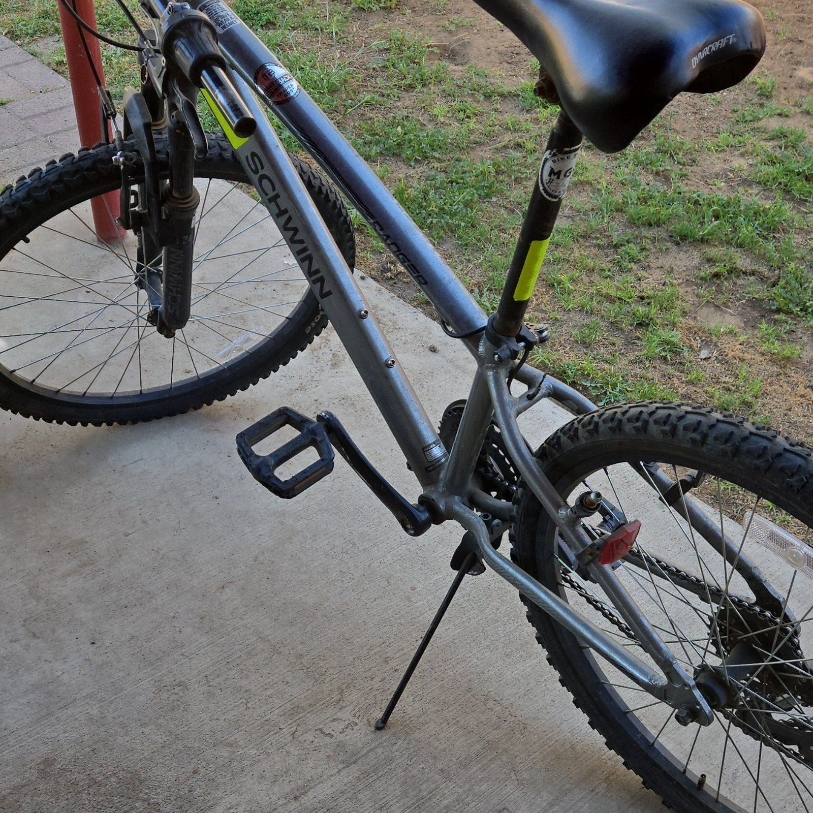 Schwinn Ranger Mountain Bike 24" Gray Steel Front Suspension