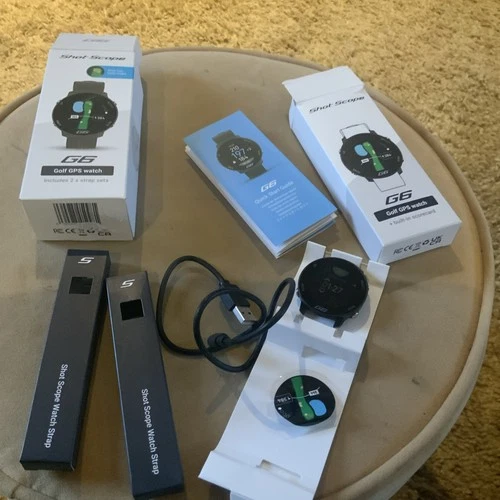 Shotscope G6 GPS /Watch/2 Watch Strap/Charger