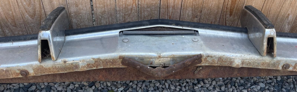 X FORD RANCHERO TORINO FRONT NEW TRIPLE CHROME PLATED BUMPER 1973-1975 ...