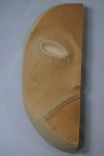 Alaskan Native Yupik style hand carved wooden mask