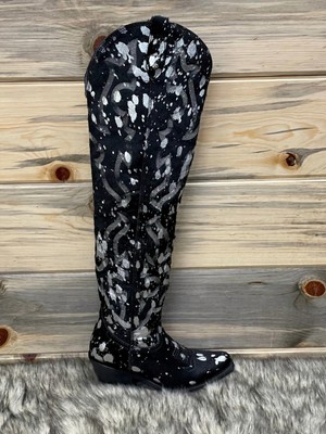 Liberty Black alyssa boot in Black and Silver