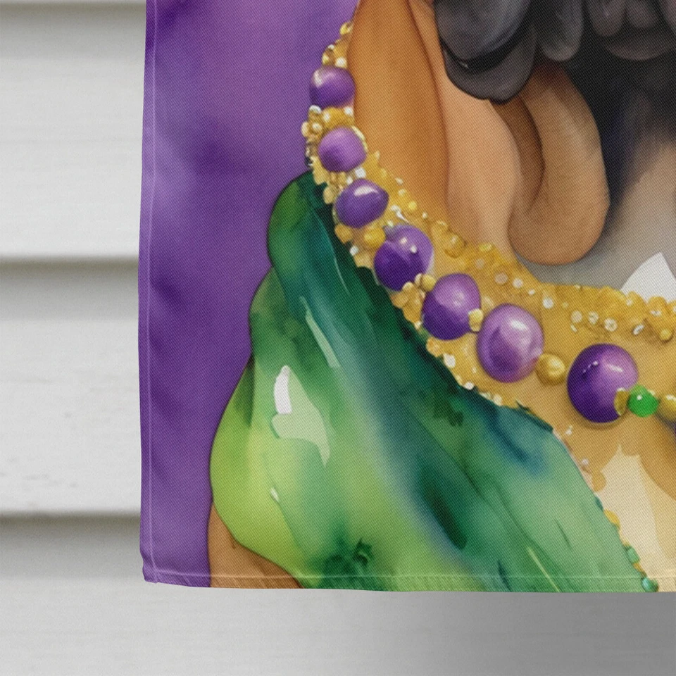 Bullmastiff Rey Reina del Mardi Gras Bandera Lona Casa Talla DAC4759CHF Foto 4 de 4