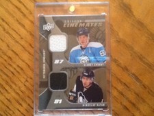 Sidney Crosby Miroslav Satan Hockey Card Trilogy 2009-2010