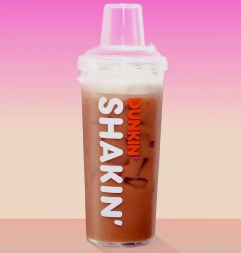 SABRINA CARPENTER Dunkin Donuts Shakin' Espresso Shaker Nuovo ✅ Venditore Affidabile - Foto 2 di 4