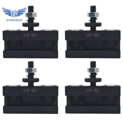 4Pcs BXA #1 250-201 Quick Change Tool Post Holder Turning & Facing For Lathe