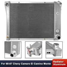 For Chevy Camaro Chevelle El Camino Monte Carlo 1968-1987 Aluminum Radiator 3Row