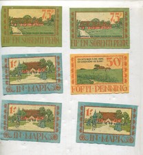 Notgeld: Langenhorn Hamburg 6 sztuk (642)