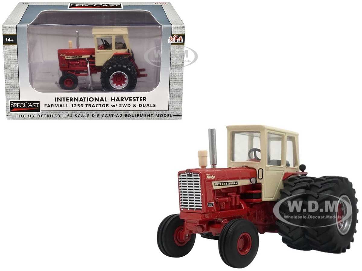 INTERNATIONAL HARVESTER FARMALL 1256 2WD TRACTOR RED 1/64 BY