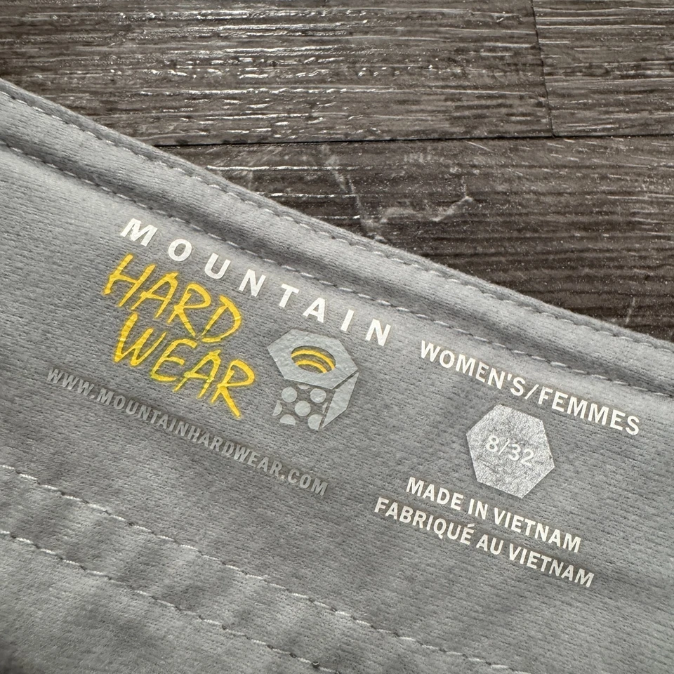 Pantalones Cortos Mountain Hardwear Para Mujer 8 Beige Senderismo 8 Cinturón Camping Cremallera Convertible Foto 4 de 4