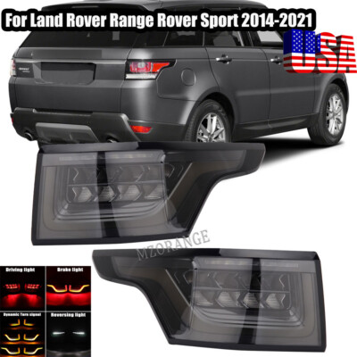 Left+Right Smoked LED Tail Light Lamp Brake For Land Range Rover Sport 2014-2022